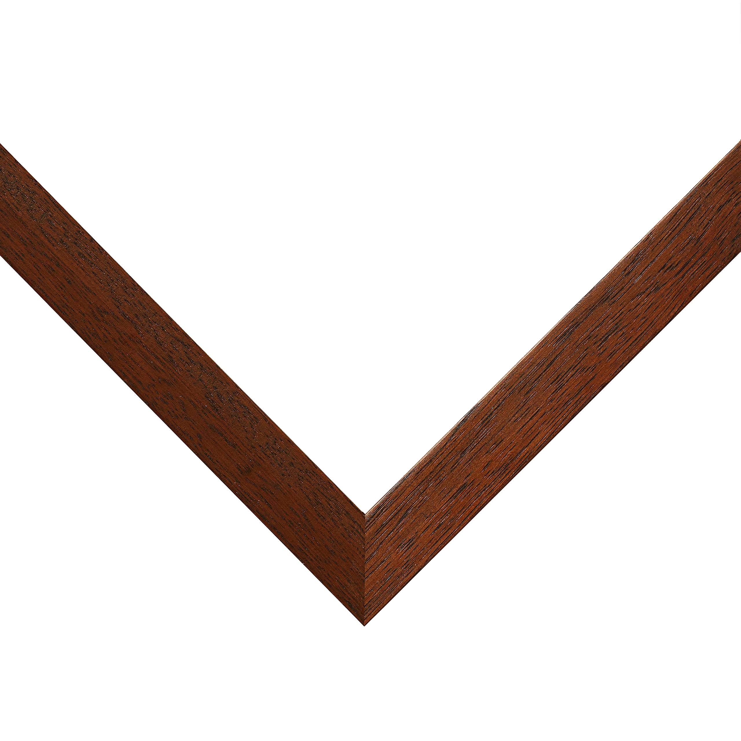 Craig Frames Farmhouse Style 5x7 Inch Picture Frames - Set of 4, Walnut Brown Wood Photo Frames for Wall Decor, Tabletop Display, Living Room, Bedroom & Office Decorations