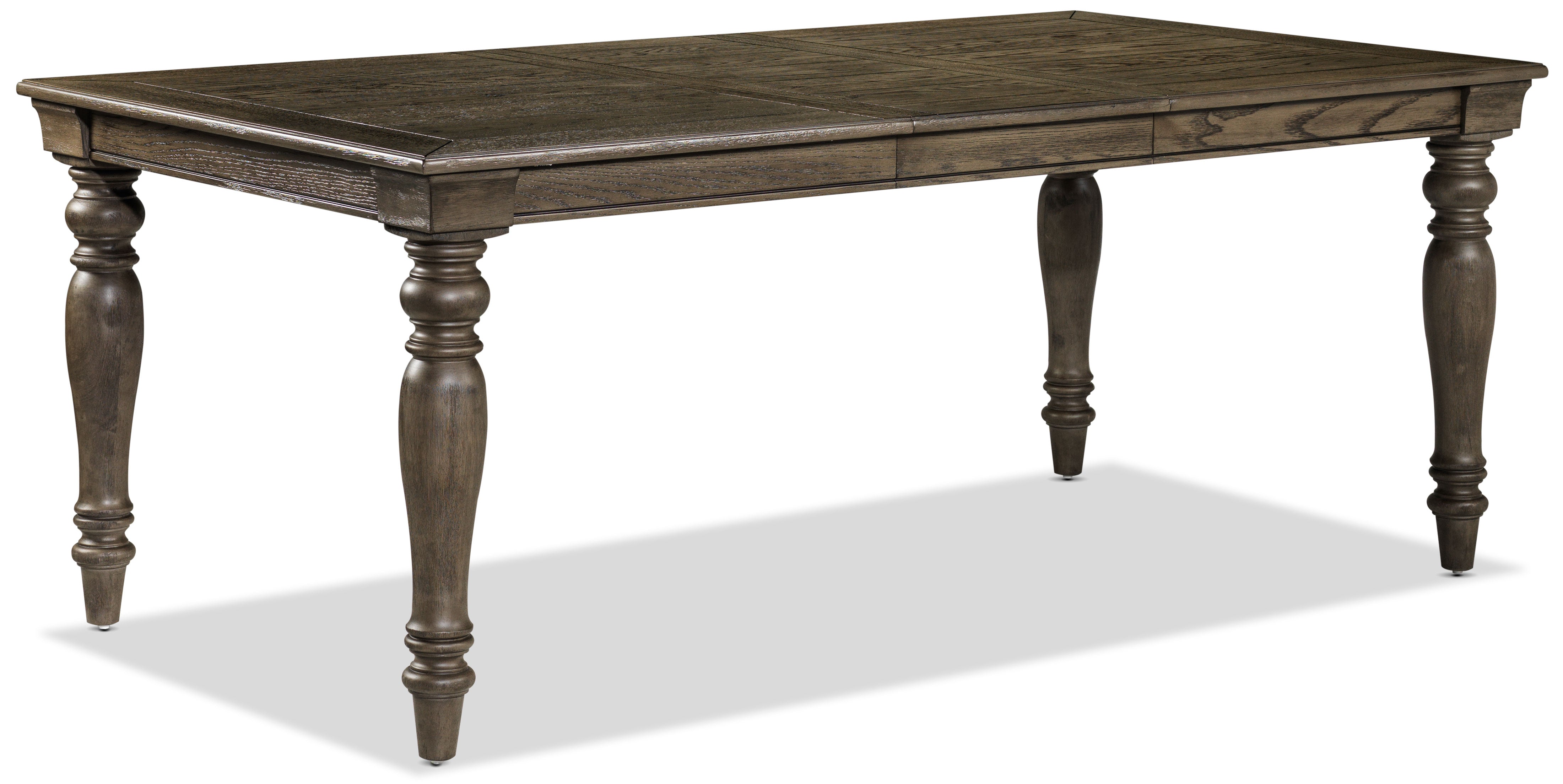 Bilboa 6-Piece Extendable Dining Table Set with Bench in Roasted Oak - Perfect for Small Spaces, Family Gatherings & Modern Kitchens