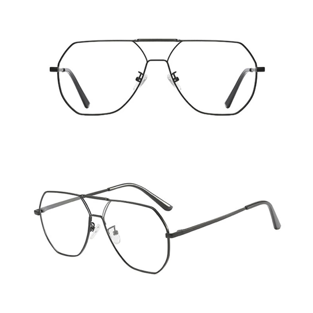 Blue Light Blocking Reading Glasses for Men - HD Anti-Blue Light Resin Lenses, Retro Ultralight Frame, +1.0 to +3.0 Diopter - Perfect for Computer Work, Reading & Screen Time Protection