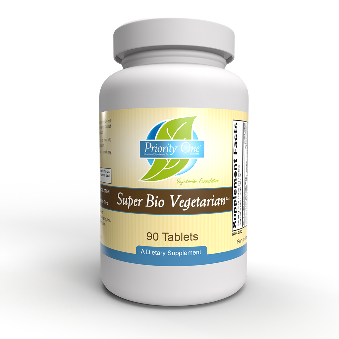 Super Bio Vegetarian Supplement - Supports Healthy Immune System & Overall Wellness | Vegan & Plant-Based Formula for Daily Immune Support at Home or On-the-Go