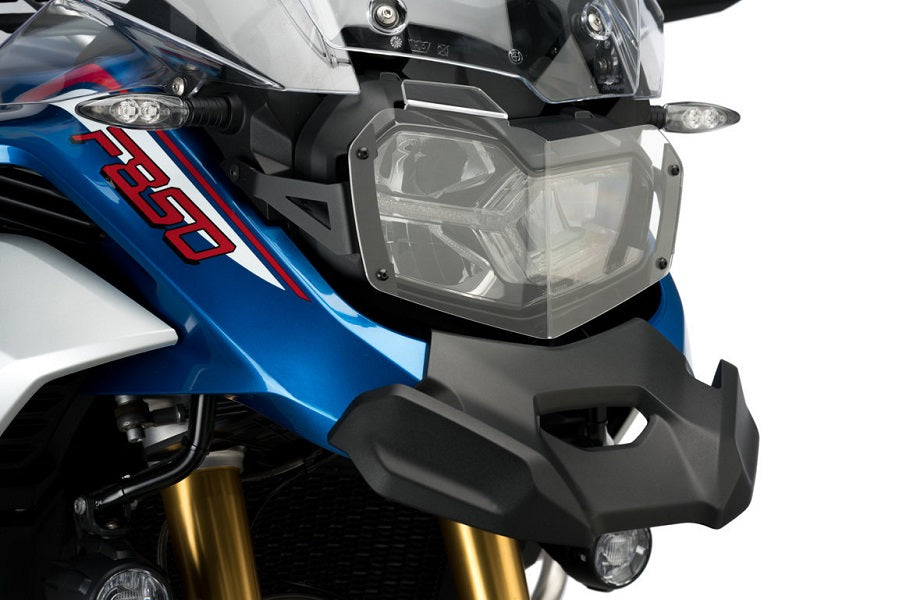 Puig F850GS ADV Motorcycle Headlight Guard - Durable Protection for Off-Road Adventures & Long Rides