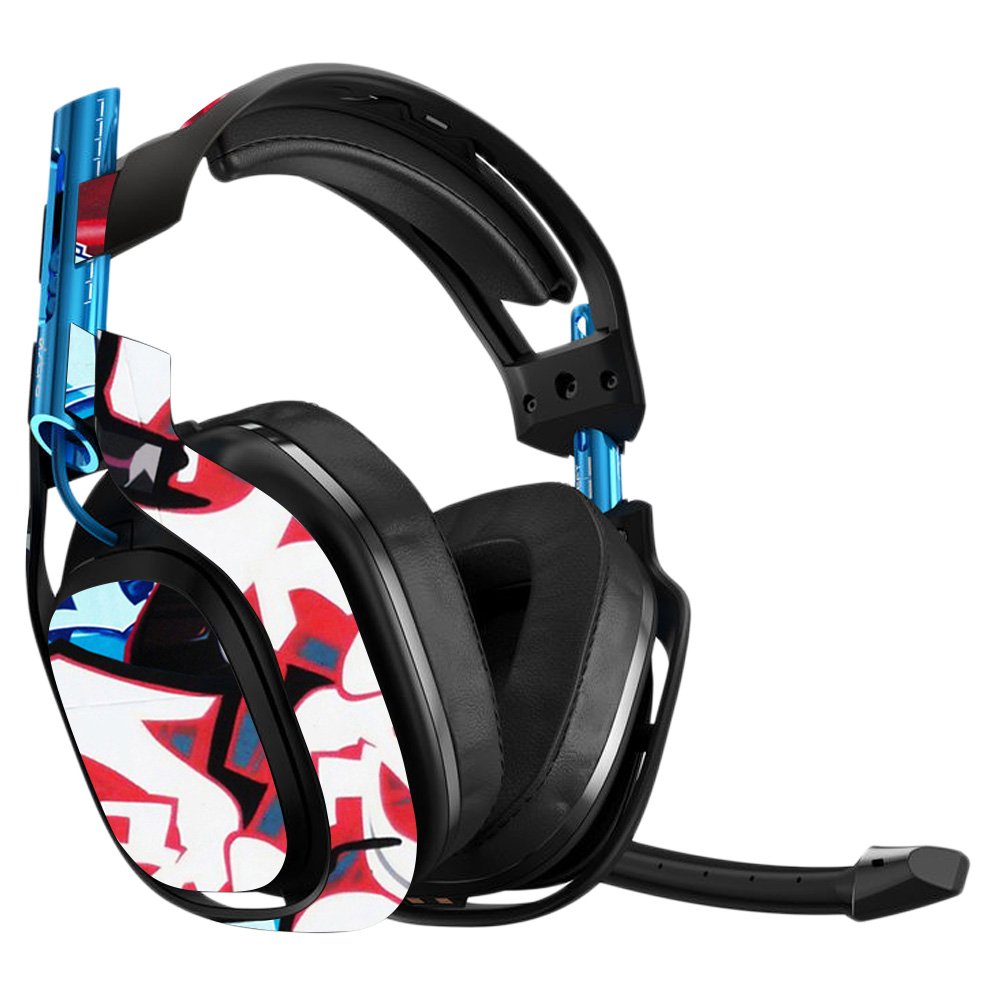 MightySkins Vinyl Decal Wrap Cover for Astro A50 3rd Gen Gaming Headset - Graffiti Mash Up Design | Protective, Durable & Customizable Skin | Easy to Apply & Remove | Made in USA | Perfect for Gaming, Streaming & Personalization