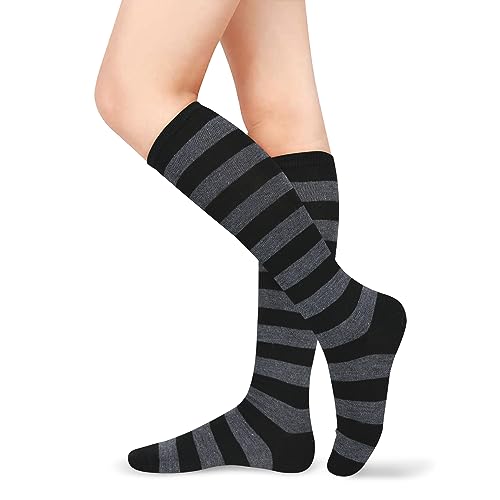 Black and Grey Striped
