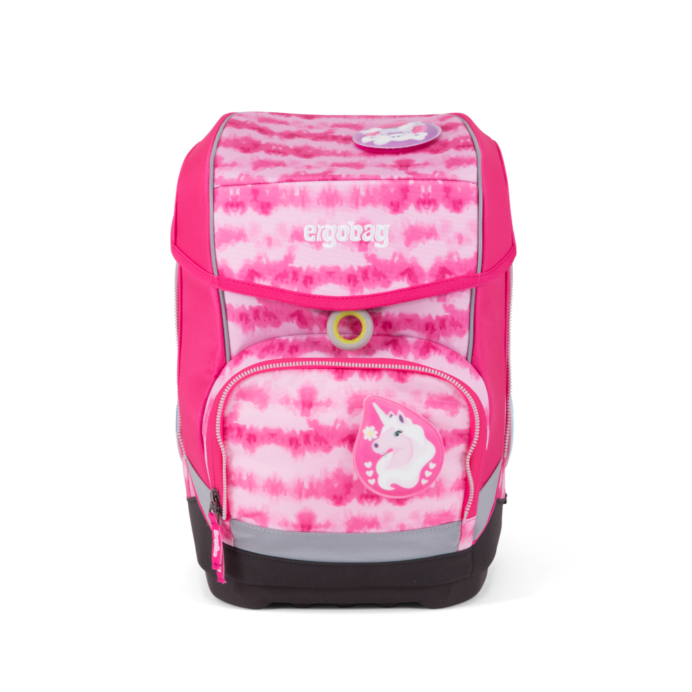ergobag Cubo SINGLE School Backpack for Kids - Lightweight, Durable & Ergonomic Design - Unicorn & Beary Dreams Print - Perfect for School, Travel & Daily Use