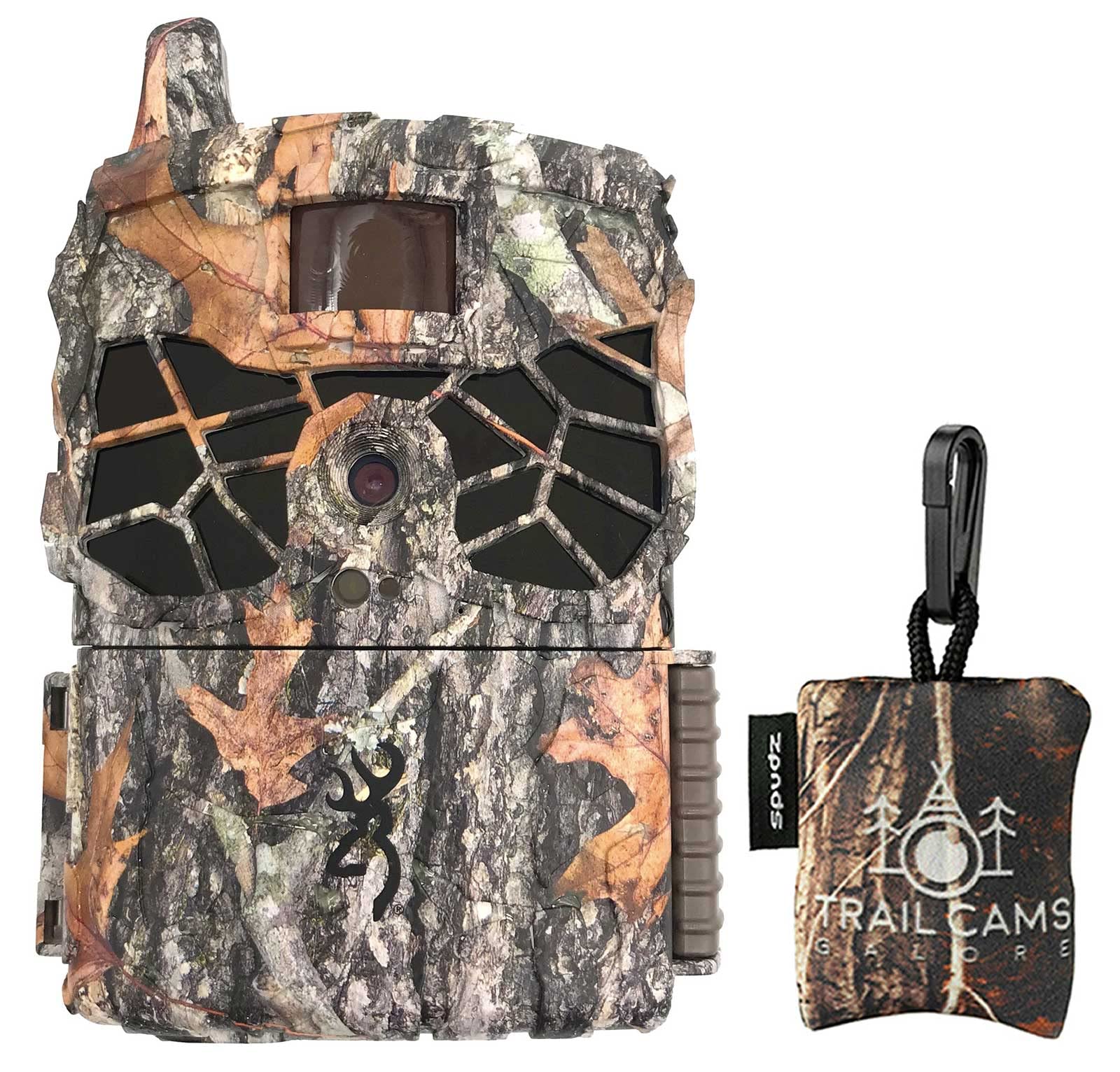 Browning Defender Ridgeline Wireless Cellular Trail Camera with Night Vision & Motion Detection - Includes Spudz Microfiber Cloth Screen Cleaner - Perfect for Wildlife Monitoring, Hunting, and Outdoor Security