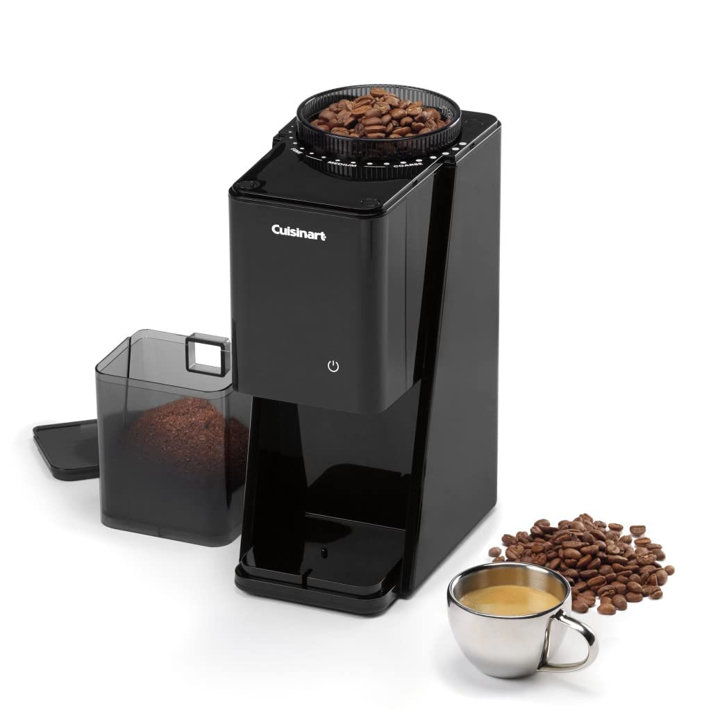 Premium Touchscreen Coffee Grinder with Burr Mill - 14 Cup Capacity (7.34