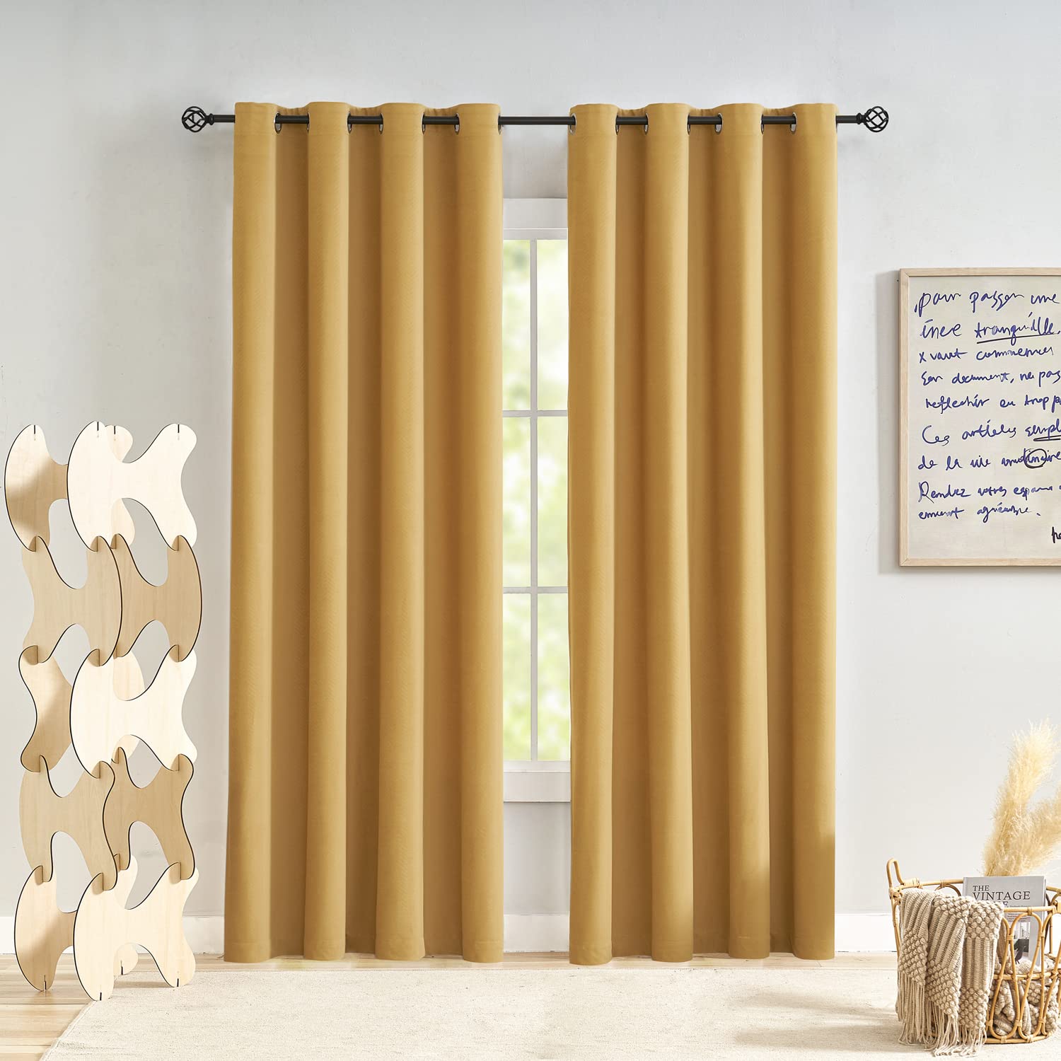 Dreaming Casa Herringbone Velvet Curtains - 84