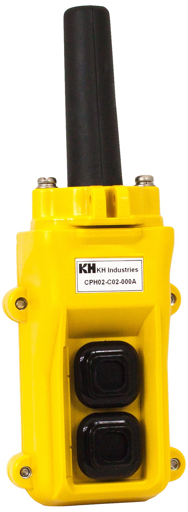 CPH02-D00-000A 2 Push Button Pendant Control Switch - Dual Speed Industrial Control for Cranes & Hoists | Perfect for Factory, Warehouse & Construction Site Operations
