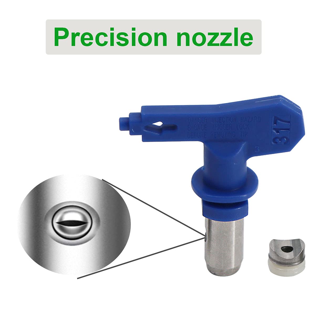 Reversible Airless Sprayer Nozzle Tips for 211, 317 - Home & Fence Painting