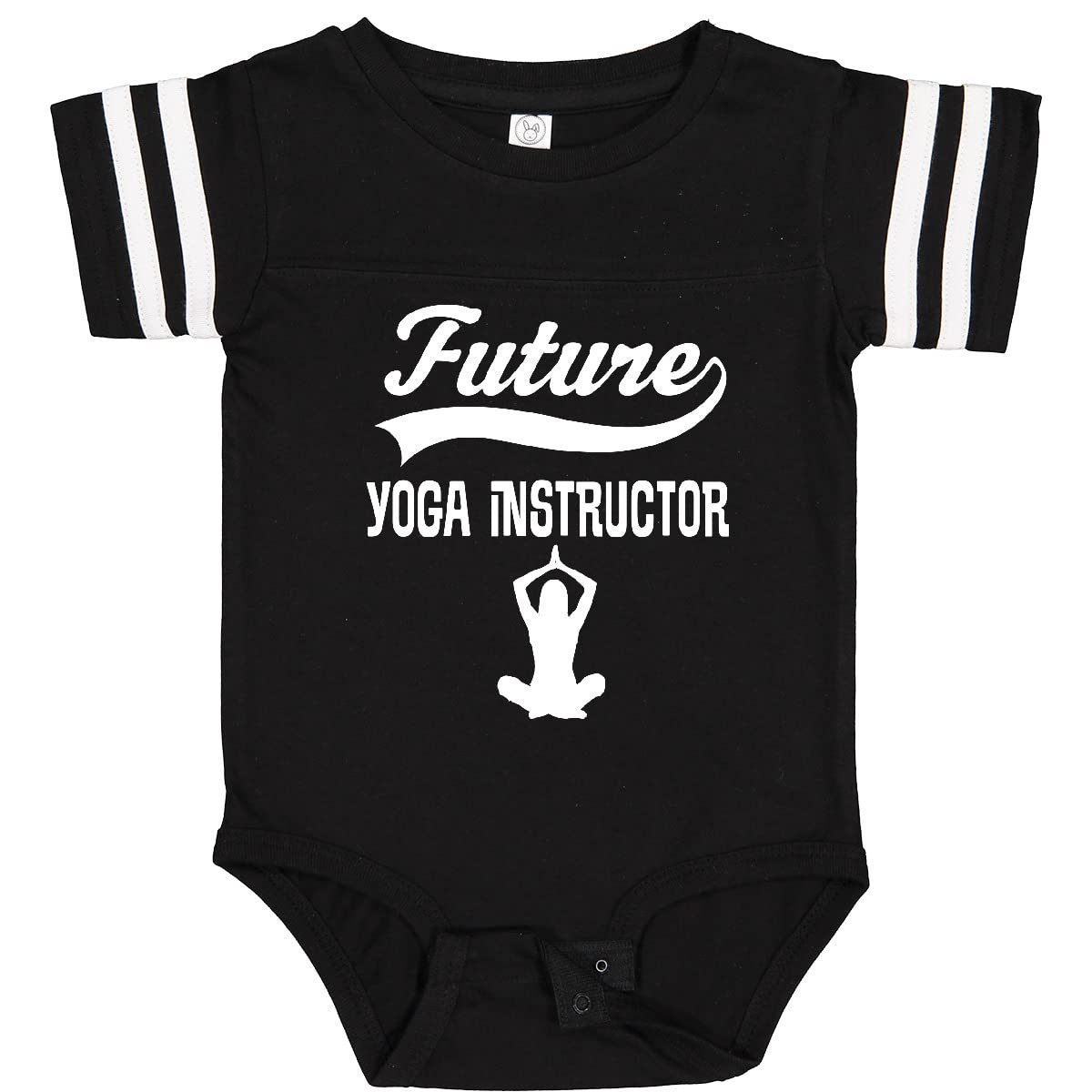 Inktastic Future Yoga Instructor Fitness Teacher Baby Bodysuit - Cute Yoga-Themed Outfit for Infants & Toddlers - Perfect for Yoga Classes, Playdates & Family Photos