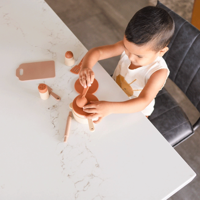 Premium Food-Grade Silicone Kitchen Utensil Set - BPA-Free, Non-Toxic Cooking Tools for Babies & Toddlers | Perfect for Baby-Led Weaning, Puree Feeding & Toddler Mealtime