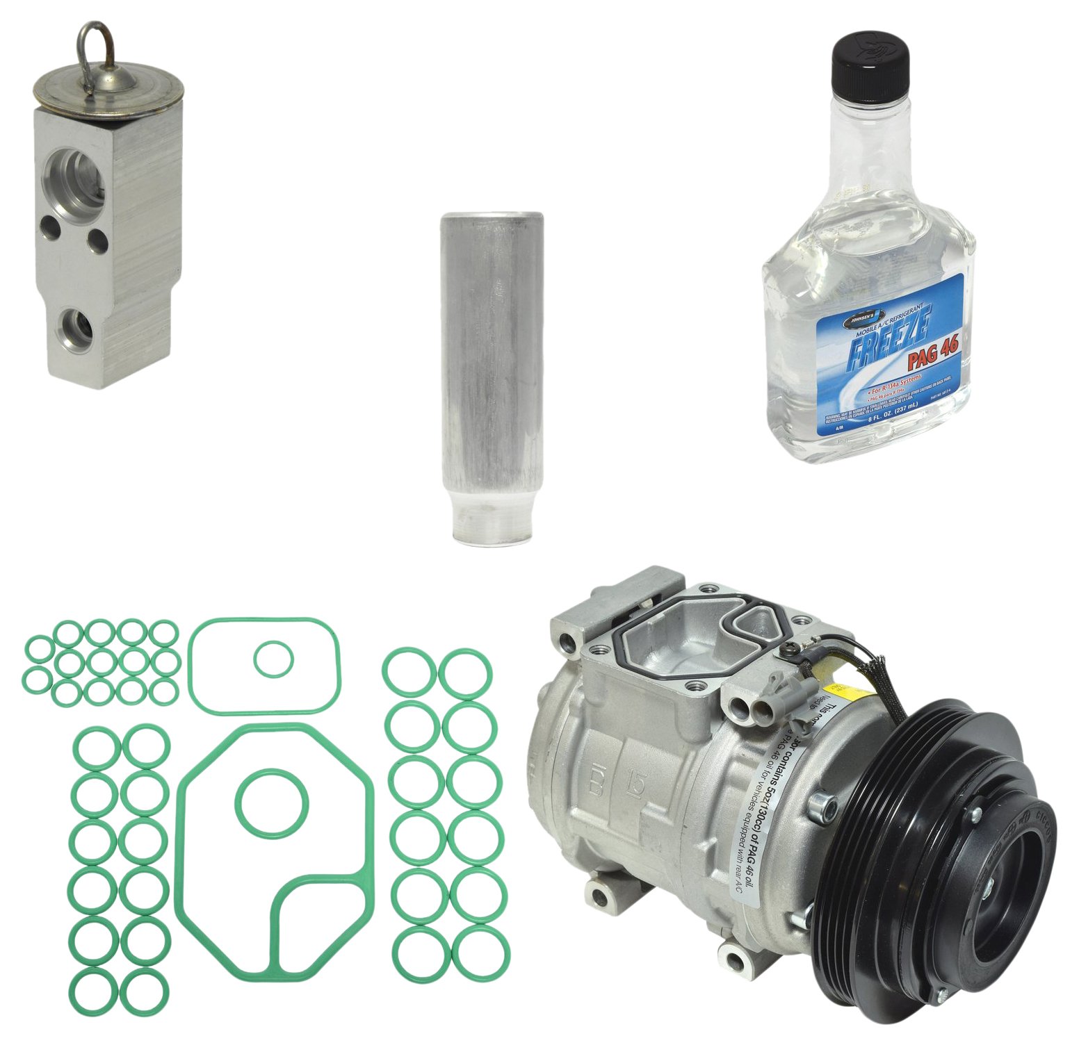 Universal Air Conditioner KT 1688 A/C Compressor & Component Kit - Replacement Parts for Car AC System Repair & Maintenance - Perfect for DIY Auto Mechanics & Professional Technicians