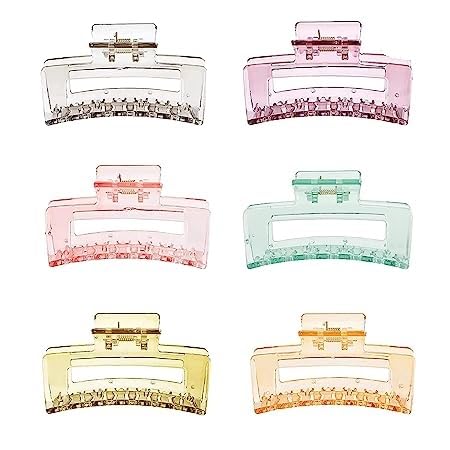 Shyambika Multicolor Hair Clips for Women - Stylish Hair Claw Clutcher Accessories | Perfect for Parties, Weddings & Everyday Use