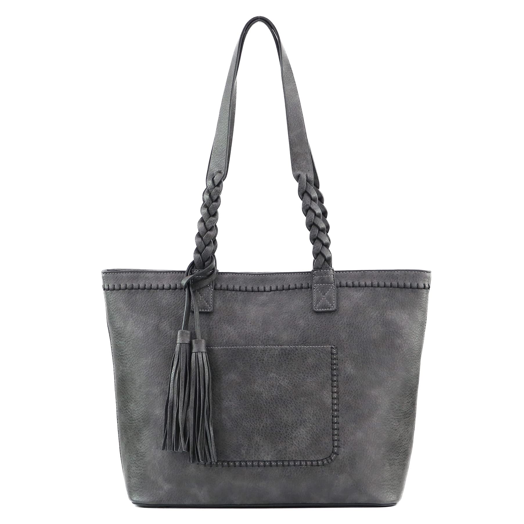 Concealed Carry Purse for Women - Locking Cora Stitched Gun Tote with Secure Zipper Pocket | Perfect for Everyday Use, Travel & Personal Safety