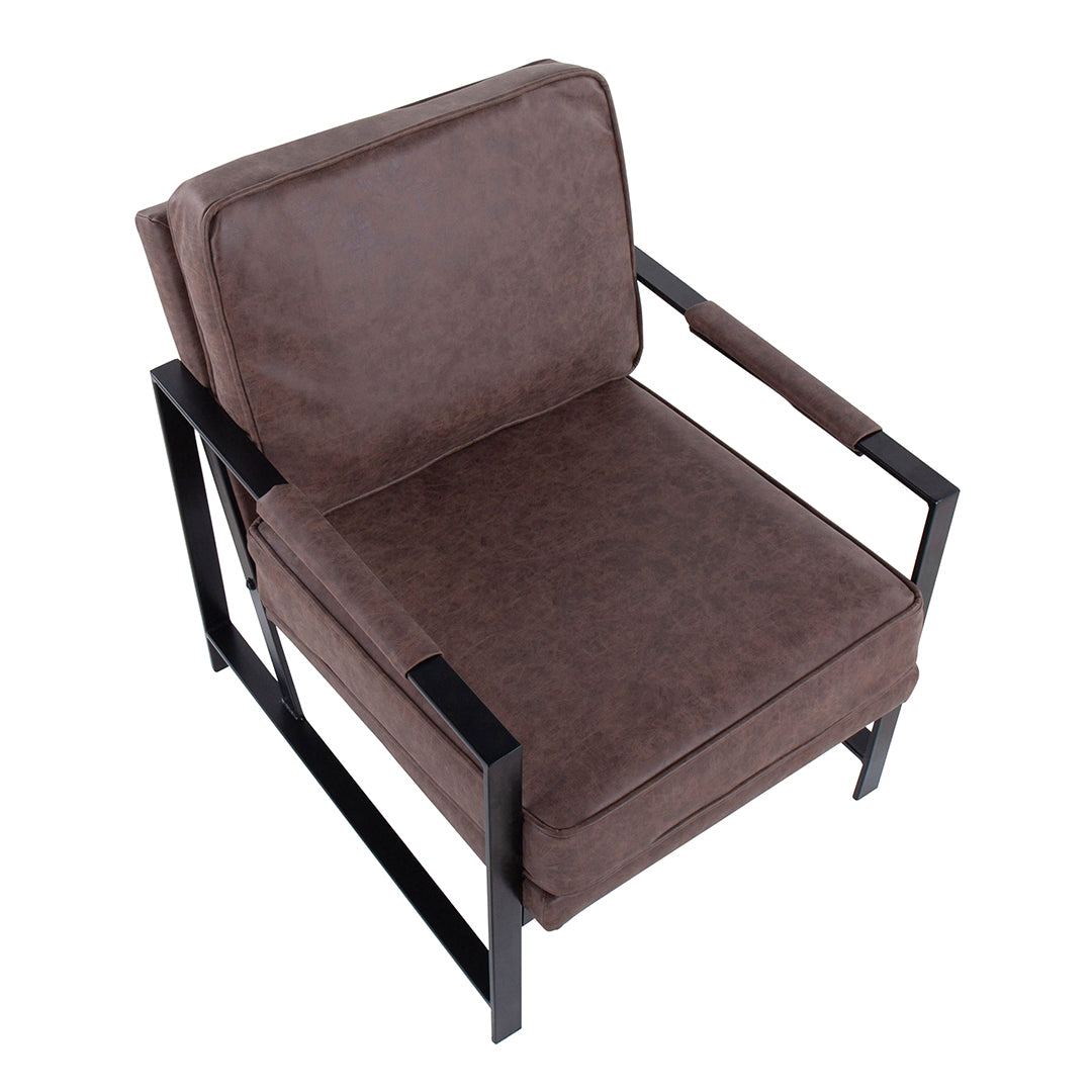 Franklin Arm Chair - Modern Comfortable Upholstered Lounge Chair for Living Room, Office, and Reading Nook - Perfect for Relaxing, Working, and Decorating Your Home