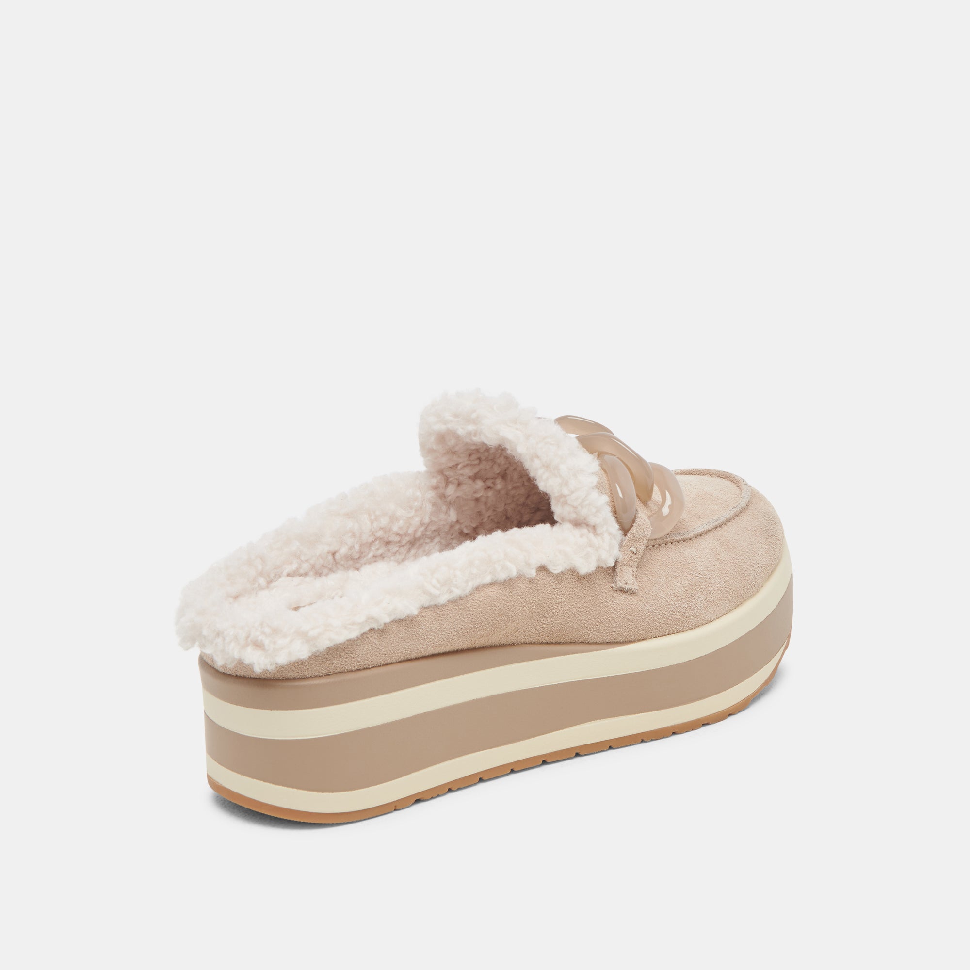 JAMEY Plush Sneakers for Women - Soft Taupe Suede Comfortable Slip-On Shoes - Perfect for Casual Wear, Walking & Everyday Comfort
