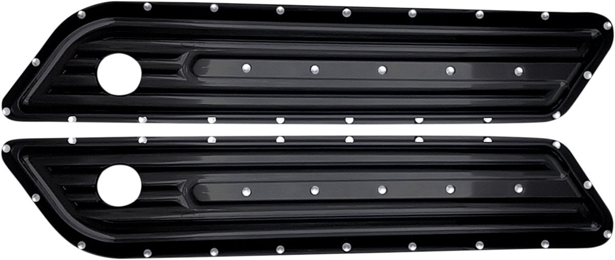 Covingtons Saddlebag Hinge Covers for Motorcycle Leather Bags - Durable Metal Protection for Harley Davidson, Indian & Touring Bikes - Perfect for Long Rides & Road Trips