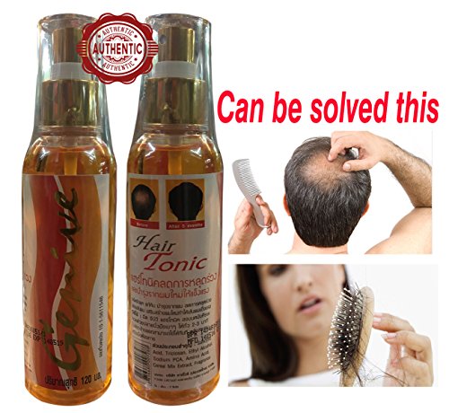 GENIVE Hair Tonic for Hair Growth - Stops Hair Loss, Nourishes Scalp & Prevents Dandruff - 120ml Natural Hair Treatment for Thicker, Healthier Hair - Perfect for Daily Use at Home or Salon