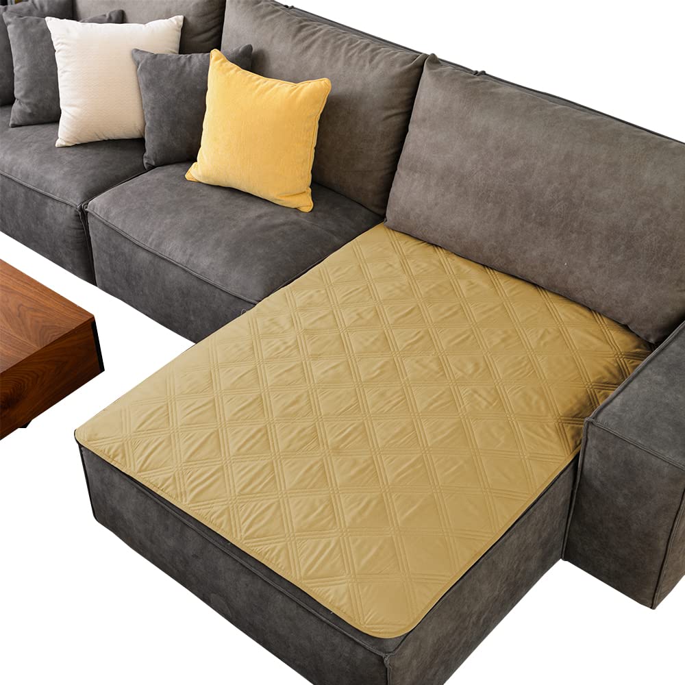 Waterproof Dog Bed Cover - Non-Slip Pet Blanket Protector for Furniture, Couch & Sofa (40x50 Inches, Sand Color) - Ideal for Indoor Use, Travel & Car Rides