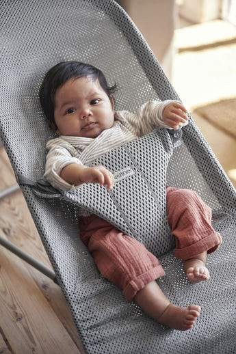 BabyBjorn Bouncer Bliss Mesh - Premium Baby Bouncer with Breathable Mesh Fabric for Newborns to Toddlers | Perfect for Nursery, Playtime & Soothing Baby to Sleep