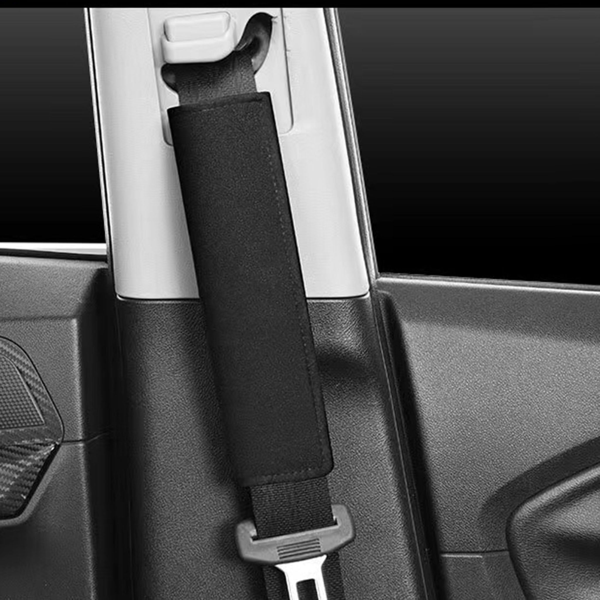 Comfortable Seat Belt Shoulder Pads for Tesla Model 3/Y/S/X - Soft Car Seatbelt Cushion for Long Drives & Daily Commute - Perfect for Road Trips & Comfortable Driving