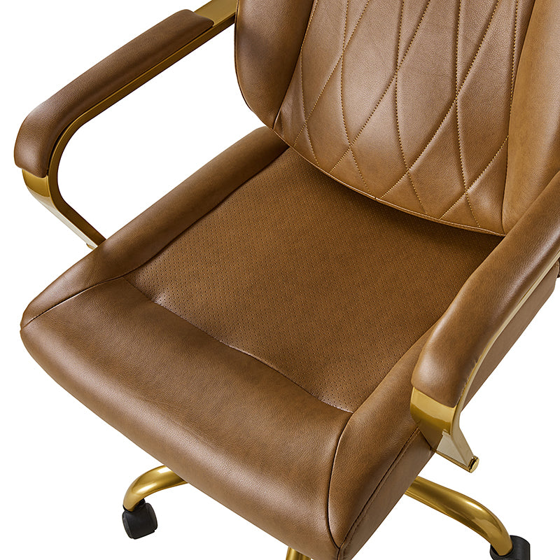Ludwig Ergonomic Office Chair with Adjustable Lumbar Support - Comfortable Mesh Back Computer Desk Chair for Home & Office Workspaces