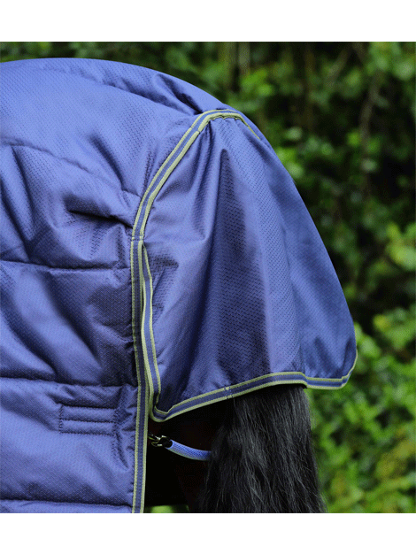 Premier Equine Hydra 350g Stable Rug with Neck Cover - Heavyweight Horse Blanket for Winter Warmth & Stable Comfort