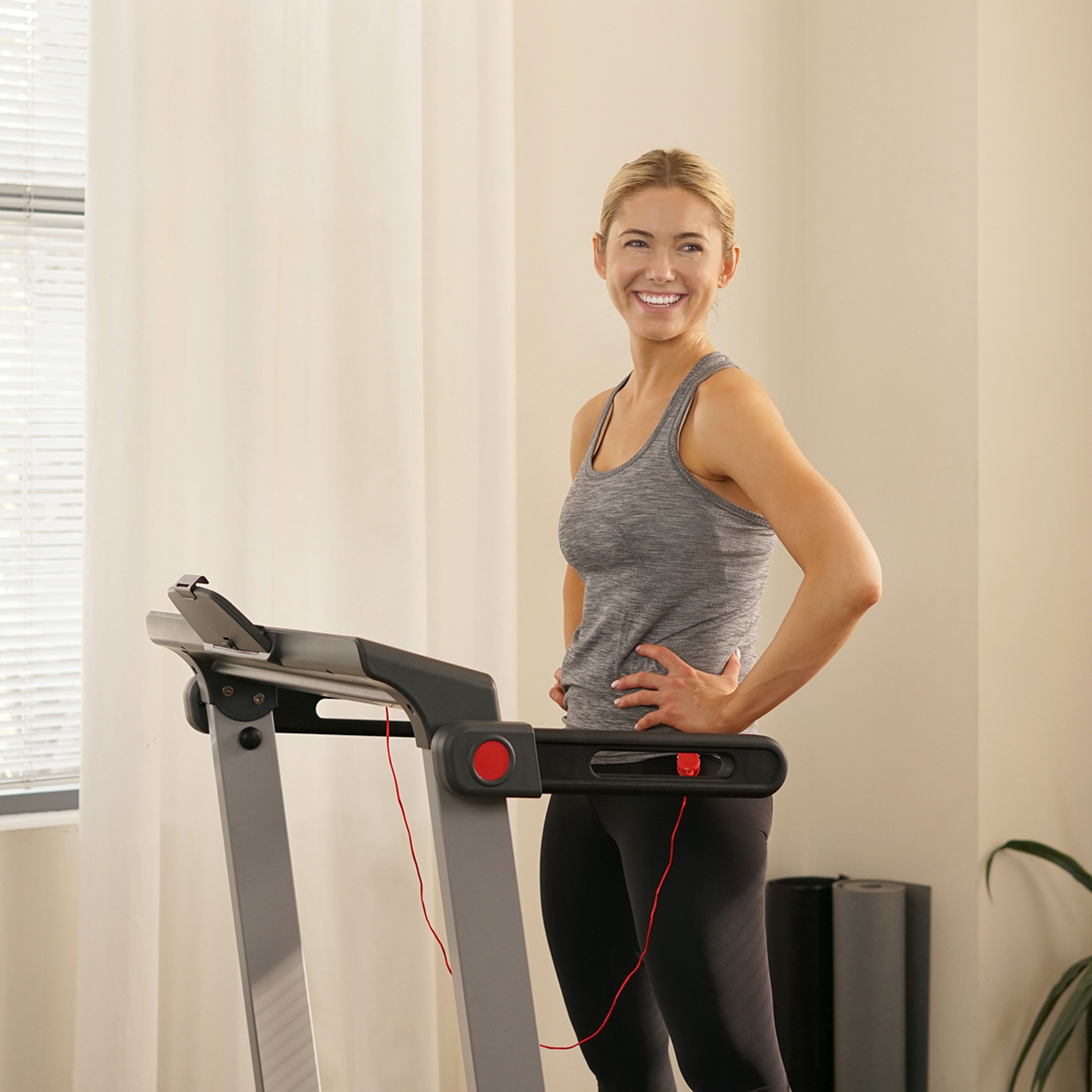 Auto Incline Treadmill - Motorized Folding Treadmill for Home Gym with 12% Incline, 300 lb Capacity - Perfect for Cardio, Running & Weight Loss Workouts
