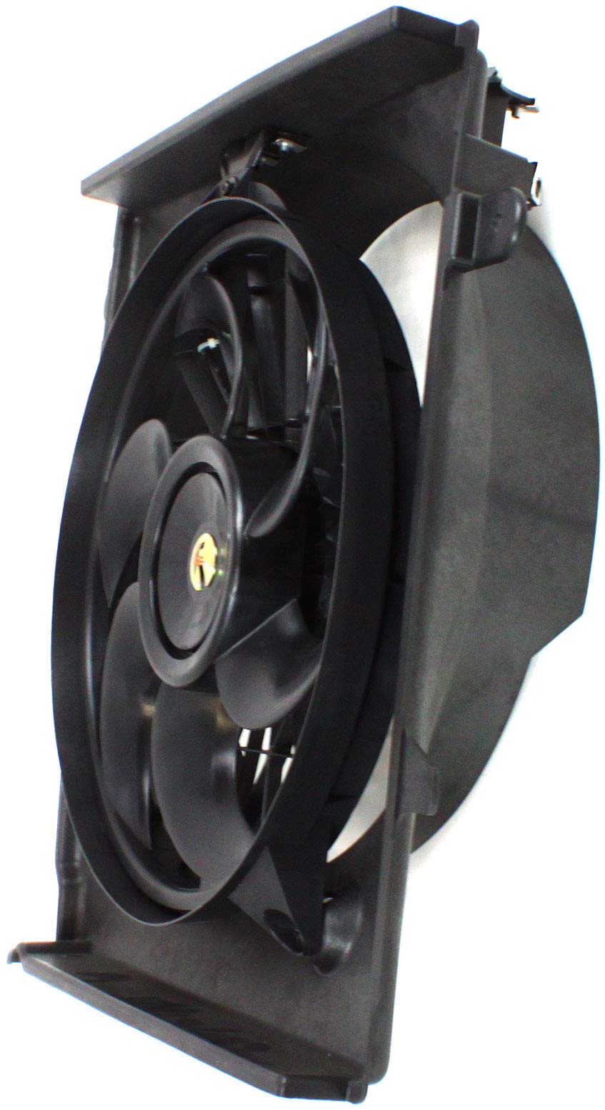Evan-Fischer Radiator Fan Assembly Compatible with Ford Ranger 2001-2011 2.3L Engine - Perfect for Cooling System Replacement & Repair