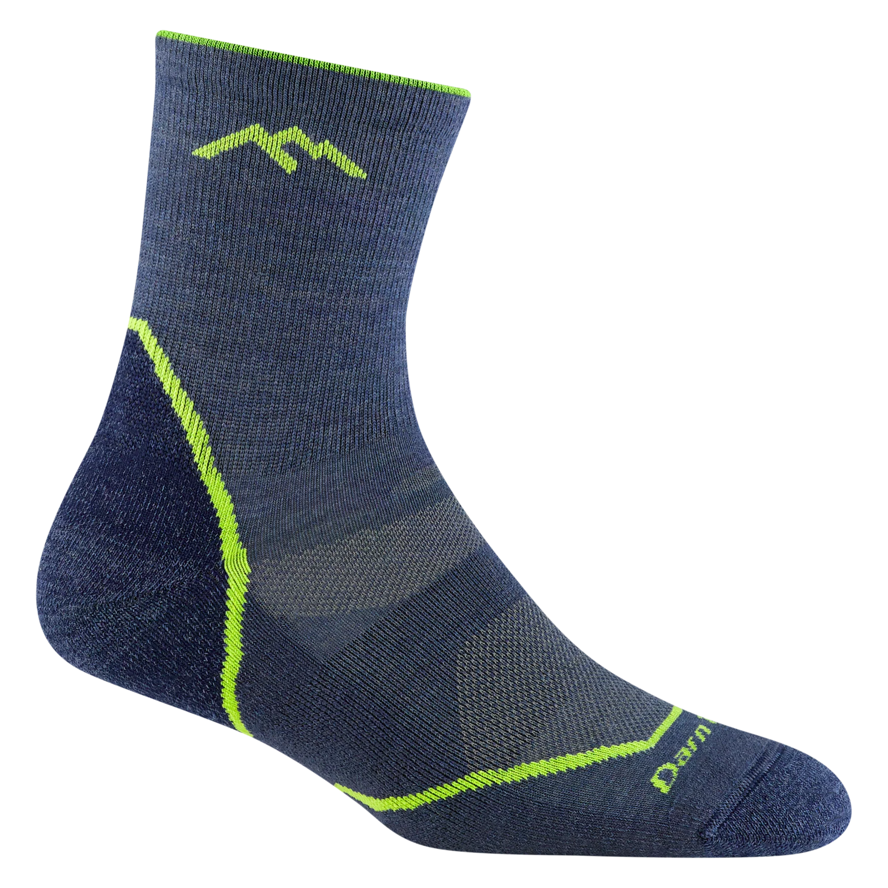 Darn Tough Denim Light Hiker Micro Crew Socks - Comfortable Hiking Socks for Outdoor Adventures & Daily Wear