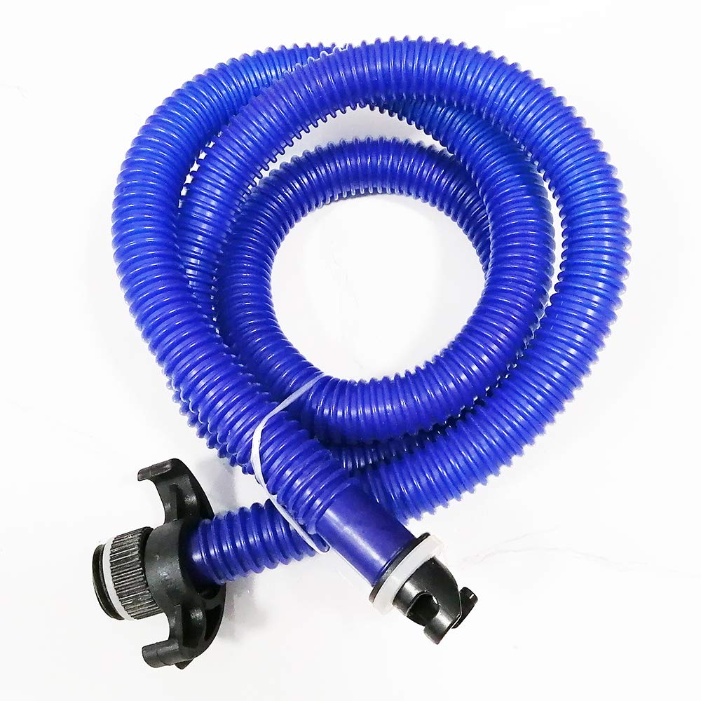 Air Foot Pump Hose with Valve Connector for Inflatable Boat Accessories - Compatible with 5L Air Pump (Blue) | Perfect for Inflating Boats, Pool Floats & Water Sports Equipment