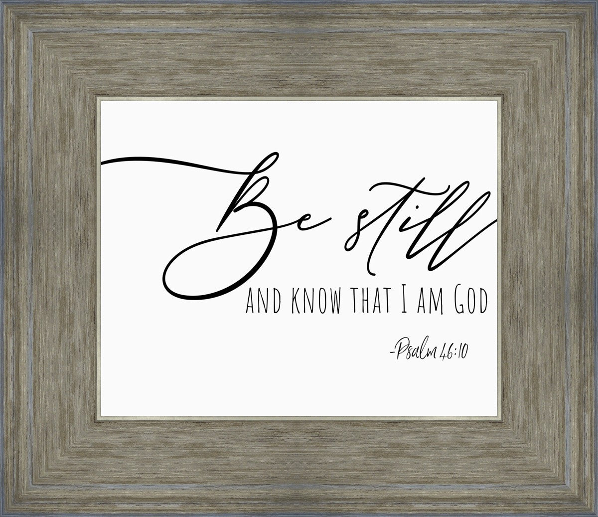 Be Still By Paige Tilly - Inspirational Wall Art Decor for Home, Office & Gifts - Perfect for Living Room, Bedroom & Meditation Space