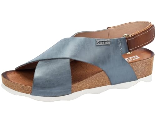 Pikolinos W9E 0912 Women's Comfortable Leather Sandals - Perfect for Summer, Beach & Casual Outings