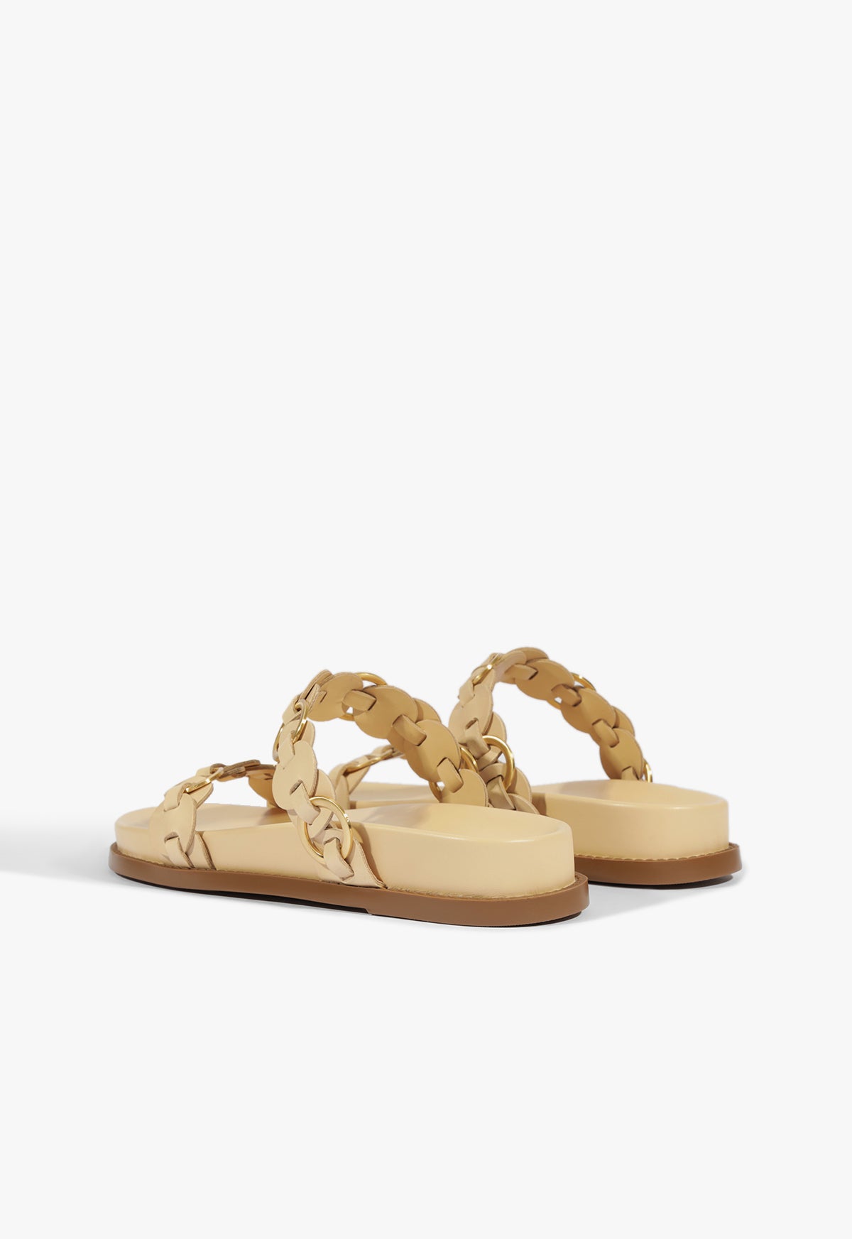 Selina Beige Leather Sporty Sandal - Women's Comfortable Casual Walking Shoes for Summer Outfits & Beach Vacations