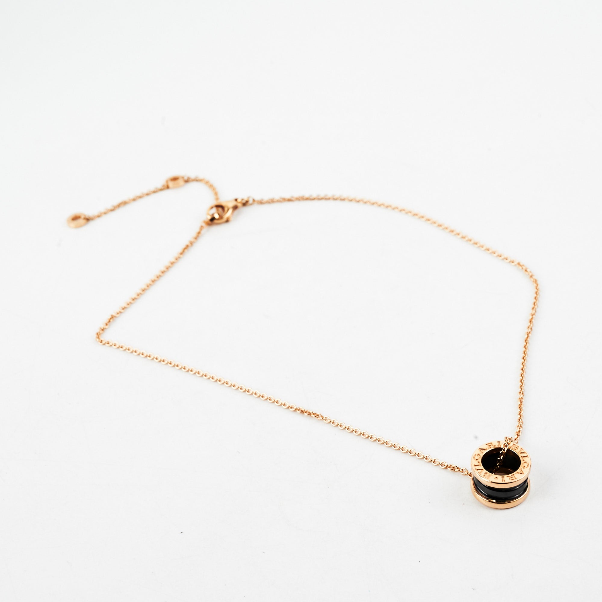 Bvlgari B.Zero1 18K Rose Gold Necklace for Women - Luxury Italian Jewelry Gift for Anniversary, Birthday & Special Occasions