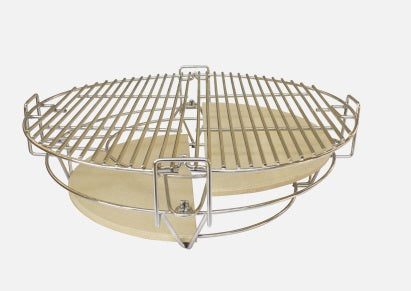Comfortbilt Coals Kamado Grill - Flexible Cooking & Grilling System with Divide & Conquer Technology | Perfect for Backyard BBQs, Outdoor Parties & Smoking Meats