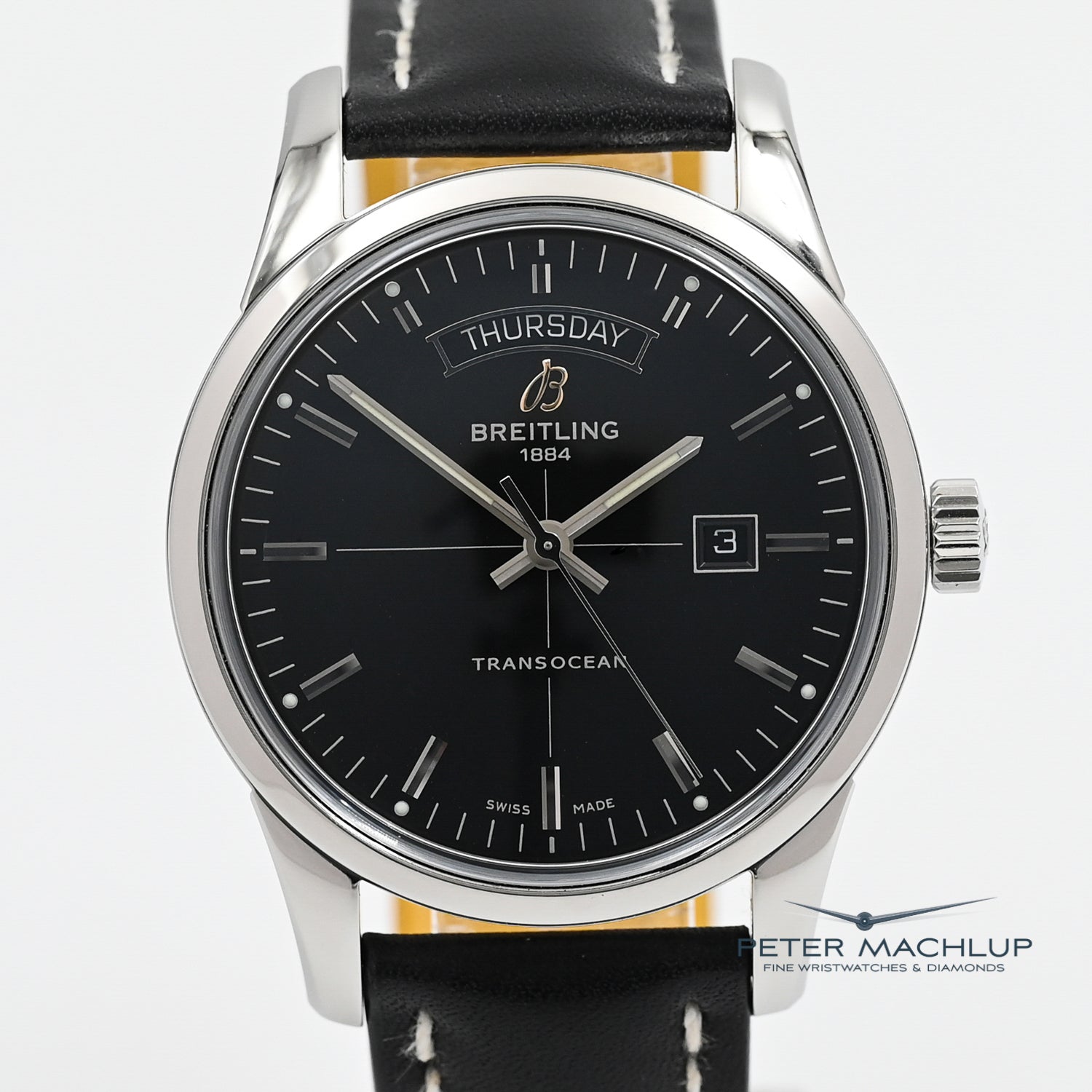 Breitling Transocean Day Date Men's Automatic Watch 2017 - Luxury Swiss Chronograph for Business & Formal Occasions