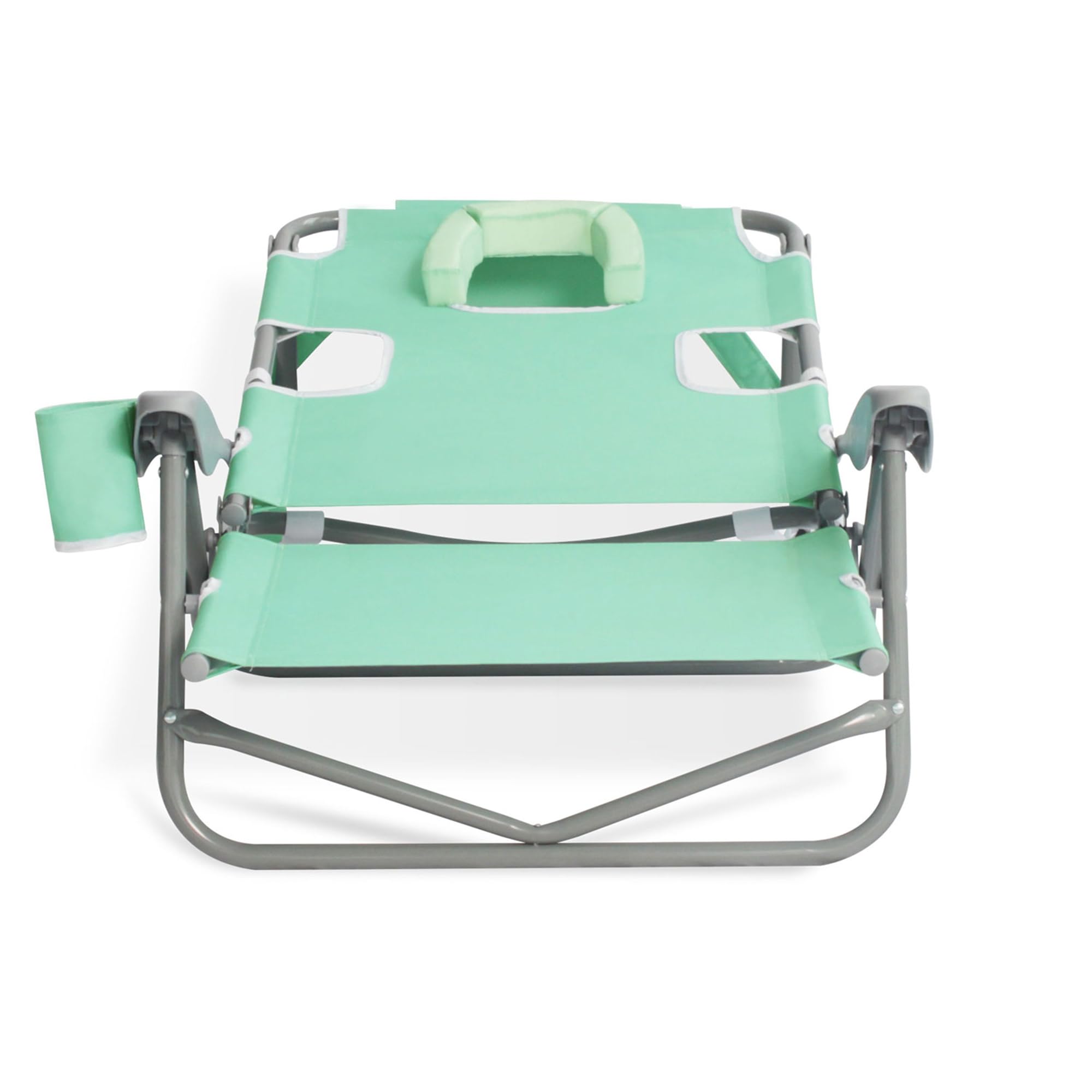 Lightweight Portable Folding Camping Chair with Backpack Straps & Cup Holder - 5-Position Reclining for Outdoor Relaxing, Picnics, Beach & Travel (4-Pack, Teal) - Perfect for Camping, Backyard, Concerts & Tailgating
