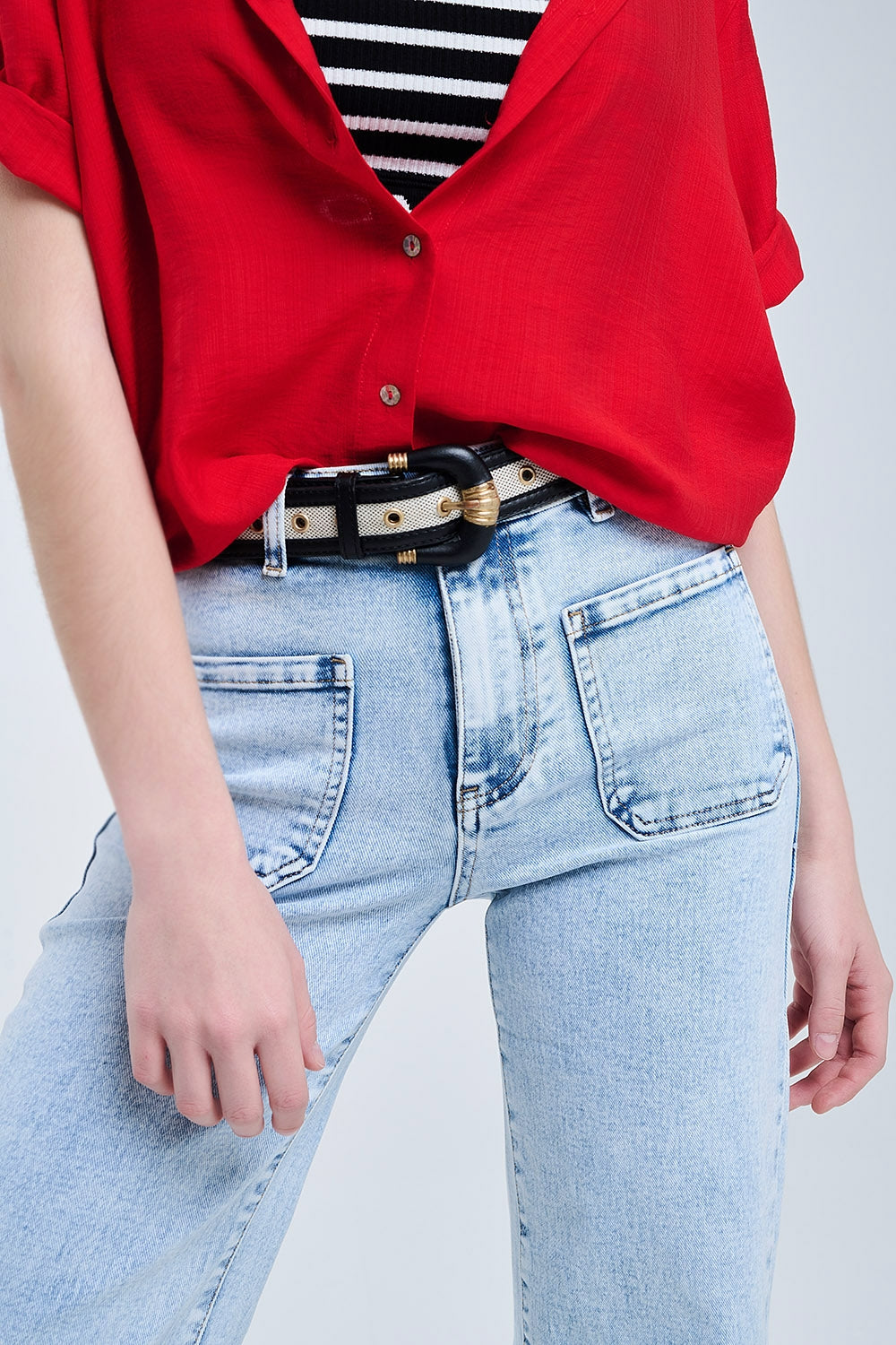 Stylish Wide Leg Jean Clair with Pockets - Perfect for Casual Outings, Work, and Everyday Comfort