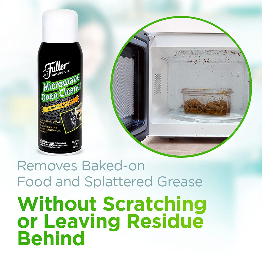 Fuller Brush Microwave Oven Cleaner - Commercial Micro Foam Cleaning Spray & Deodorizer for Convection Ovens, Turbo Ovens & Kitchen Appliances | No Fumes, Removes Grease & Odors | Perfect for Deep Cleaning & Maintaining Sparkling Kitchens