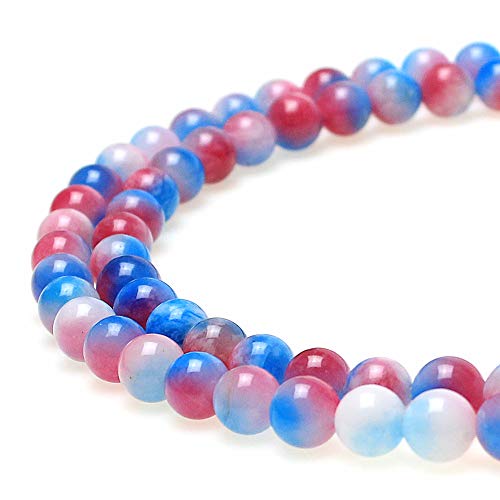 Red Blue White Chalcedony