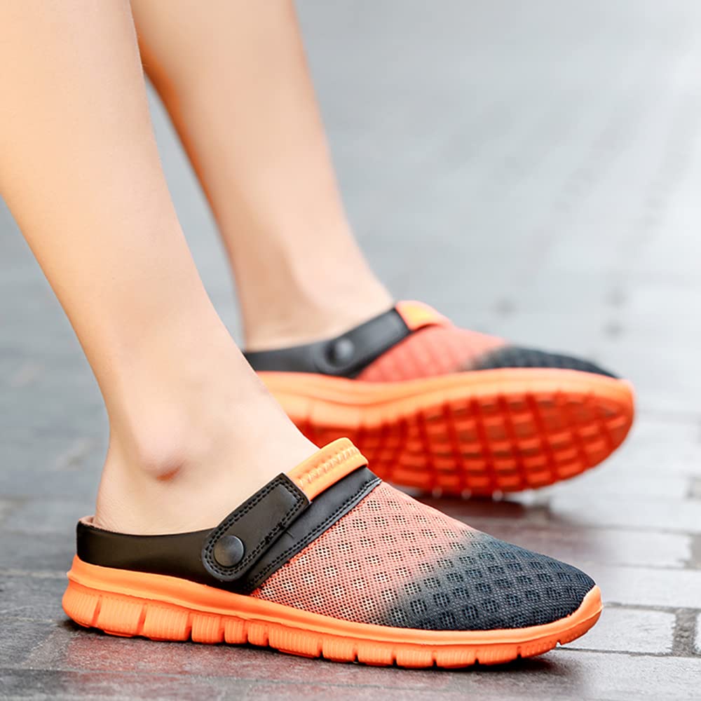 Axcone Unisex Garden Clogs - Breathable Mesh Summer Slippers for Men & Women - Lightweight Non-Slip Outdoor Beach Sandals - Perfect for Gardening, Poolside, and Beach Vacations