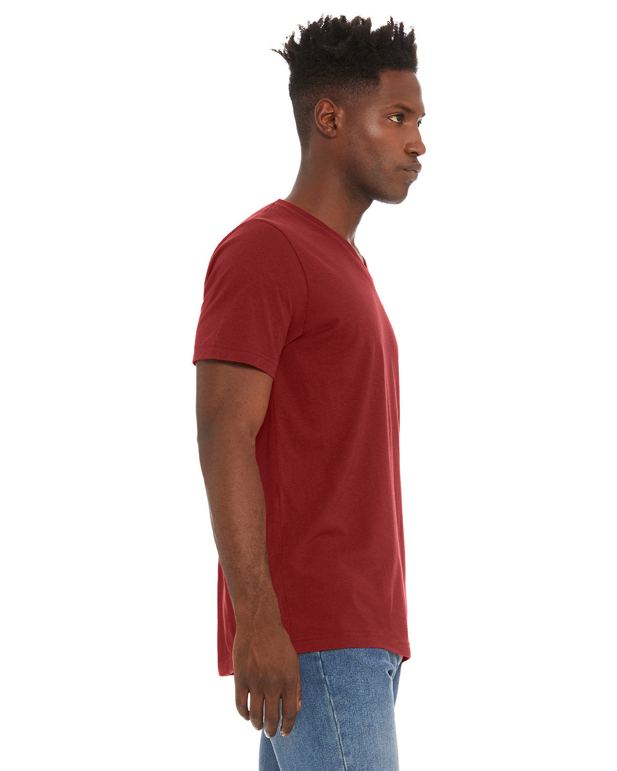 Bella + Canvas 3005 Unisex Jersey Short Sleeve V-Neck T-Shirt - Soft Cotton Tee for Men & Women - Perfect for Casual Wear, Gym, and Everyday Outfits