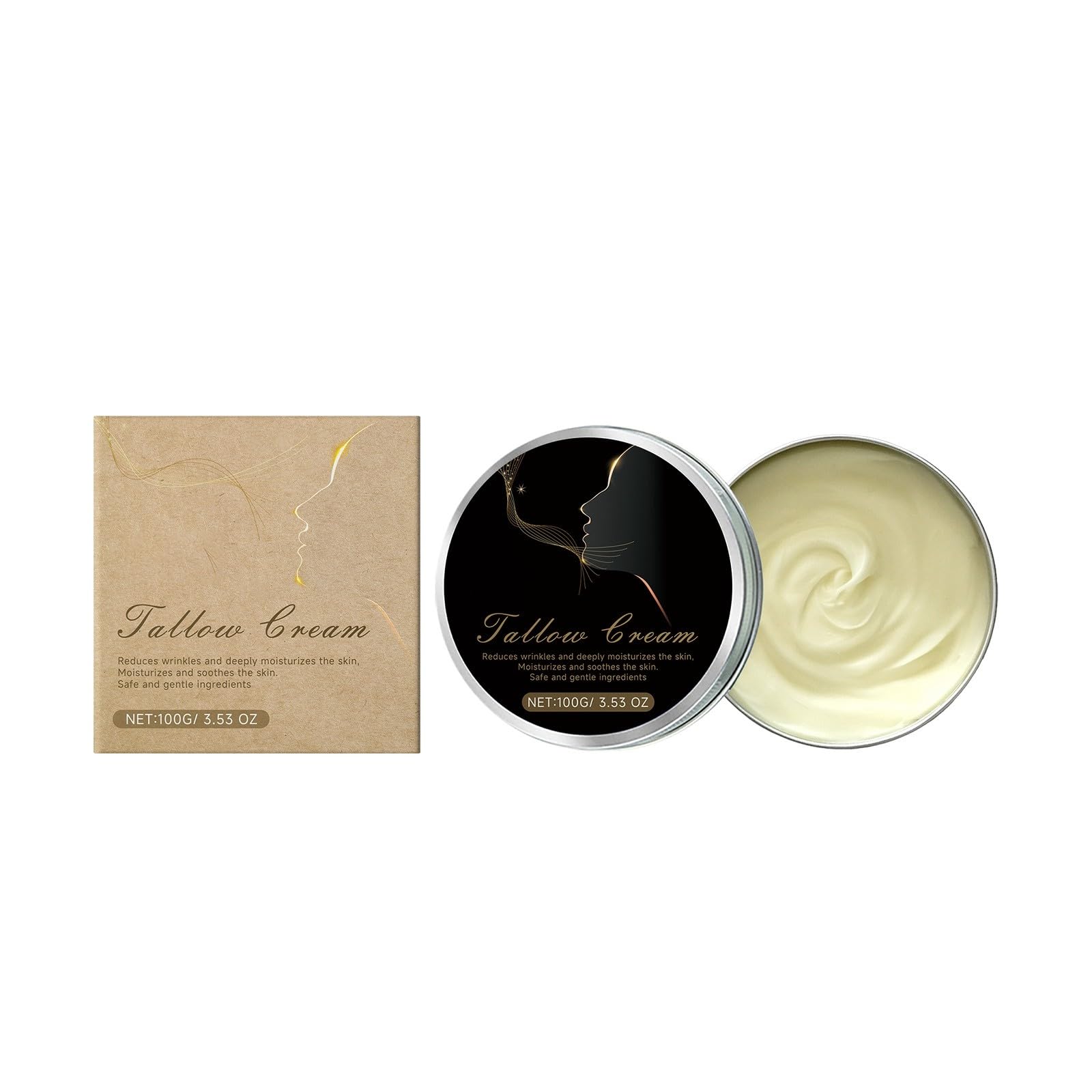 Korean Moisturizer & Skin Tightening Face Cream - Long-Lasting Hydration, Deep Moisture Lock & Soothing Care for Dry Skin | Perfect for Daily Skincare Routine & Nighttime Hydration Therapy