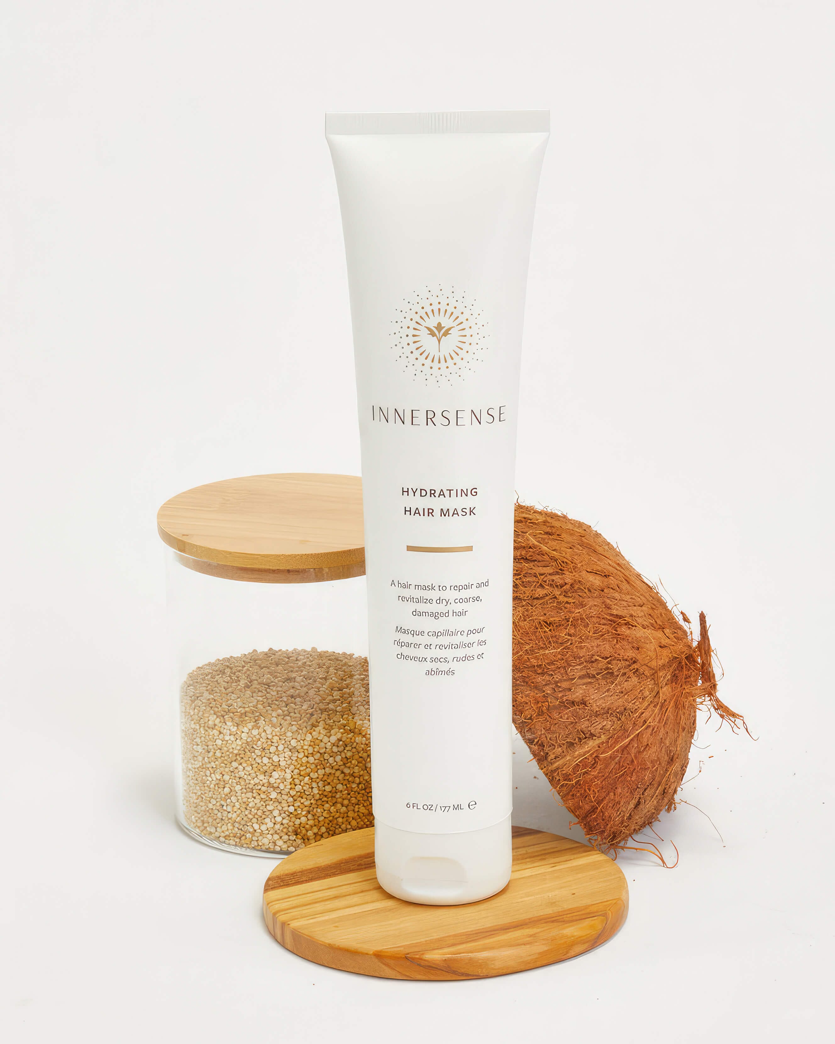 Innersense Hydrating Hair Mask - Deep Moisture Treatment for Dry, Damaged Hair | Vegan & Cruelty-Free | Perfect for Salon-Quality Hair Care at Home