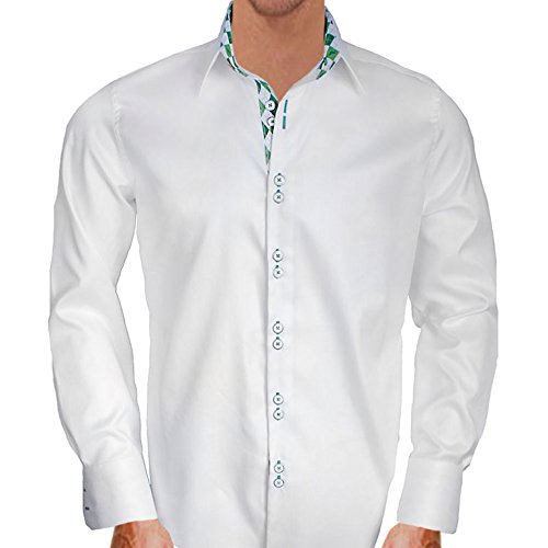 St. Patrick's Day Dress Shirts for Men - Irish Spirit Green Formal Shirts - Perfect for Irish Themed Parties, Parades & Celebrations