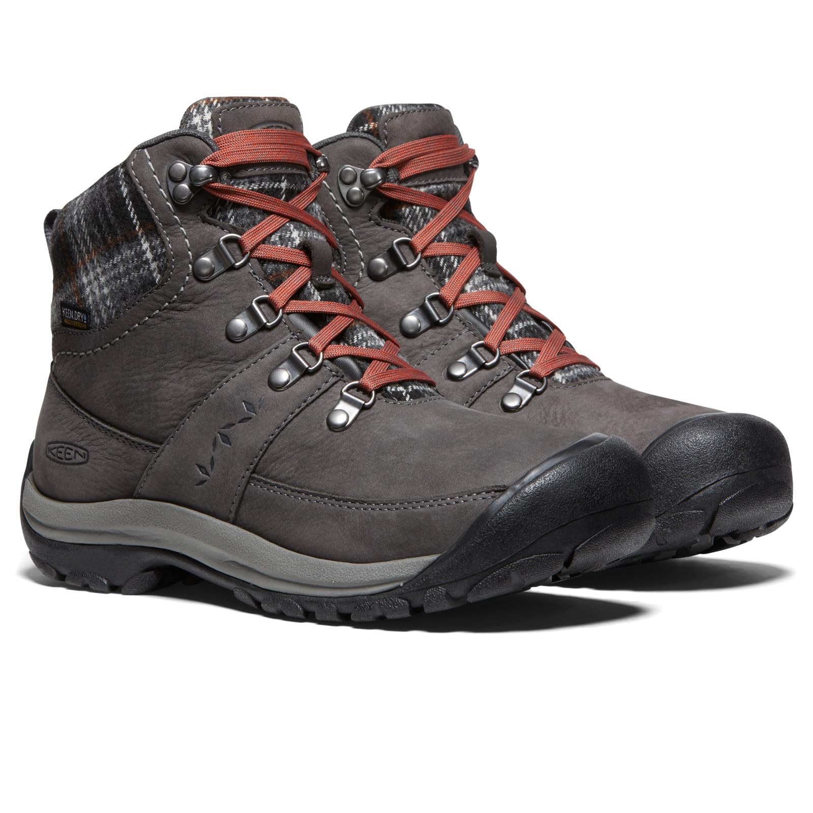 KEEN Women's Kaci 3 Winter Mid Height Waterproof Insulated Snow Boots - Warm Hiking Boots for Women, Non-Slip Winter Shoes for Snowy Weather & Outdoor Activities
