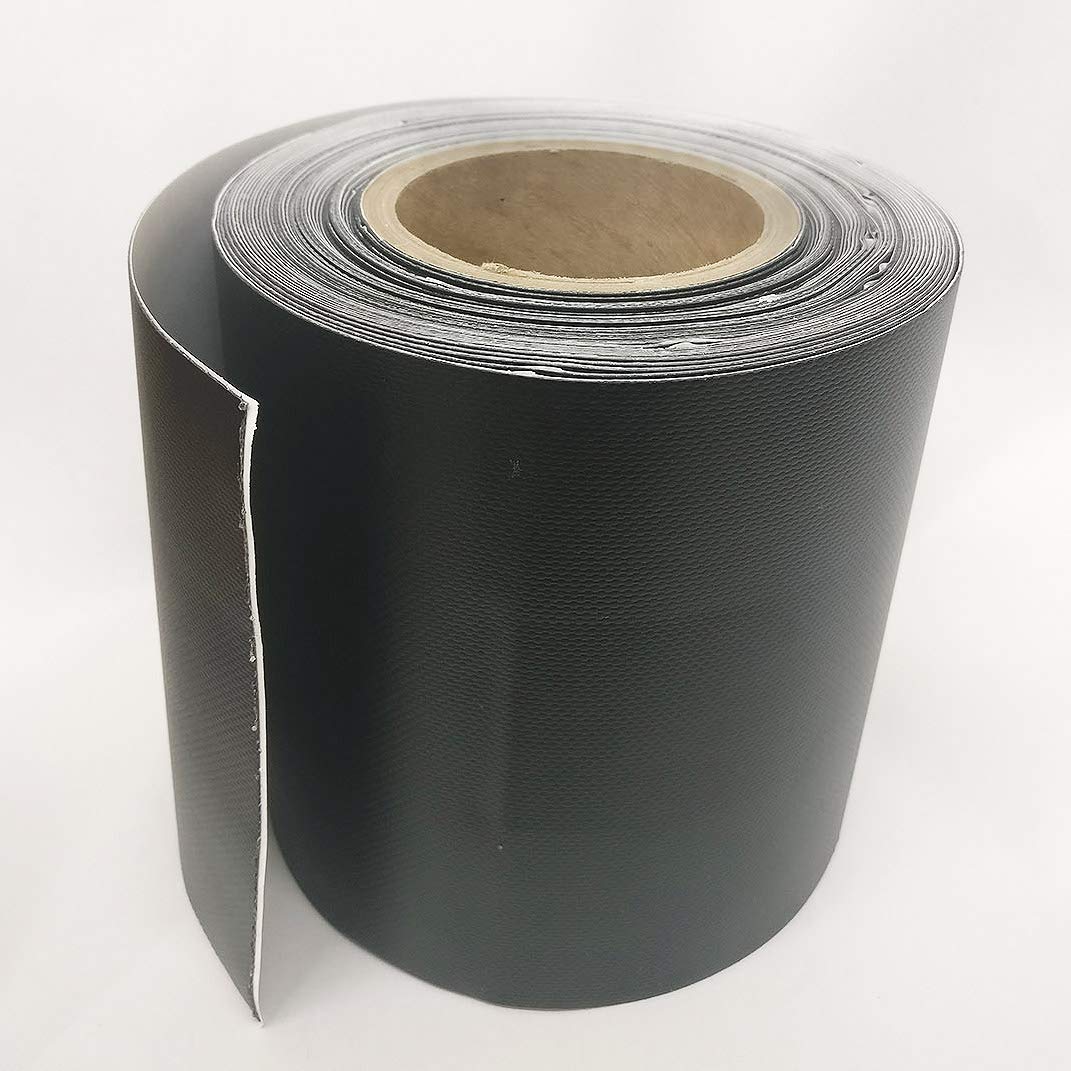 Carolina Tarps Heavy Duty Black Vinyl Tarp Repair Tape - 6 Inch x 50 Feet - Waterproof, UV Resistant for Outdoor Use, Camping, Boat Covers & Truck Tarps