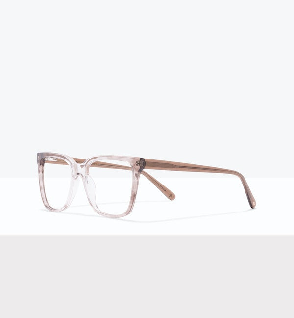 Stylish Oasis Eyeglasses for Men & Women - Lightweight Blue Light Blocking Glasses for Computer, Reading & Gaming - Trendy Prescription Eyewear Frames with UV Protection