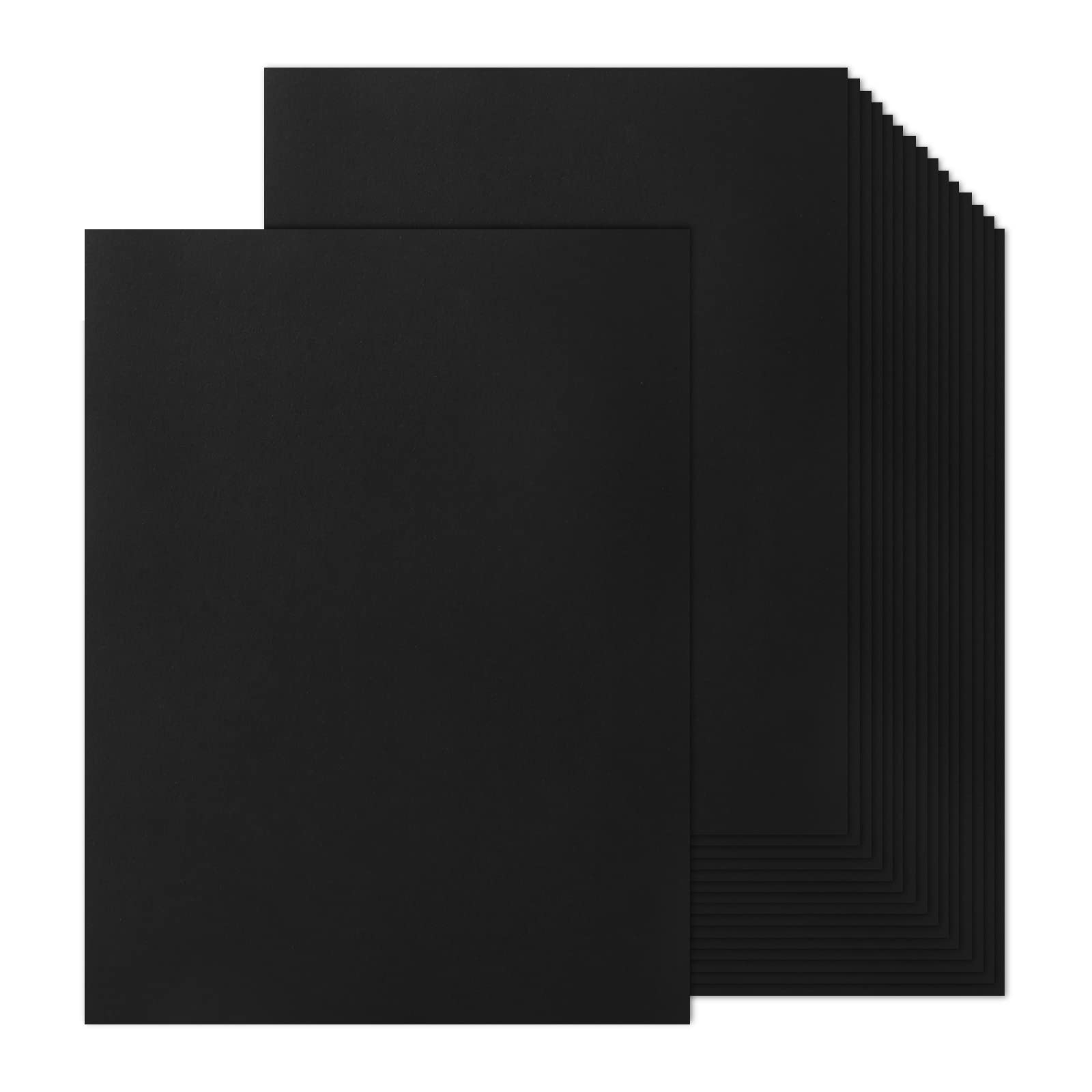 100 Sheets Black Cardstock Paper 8.5